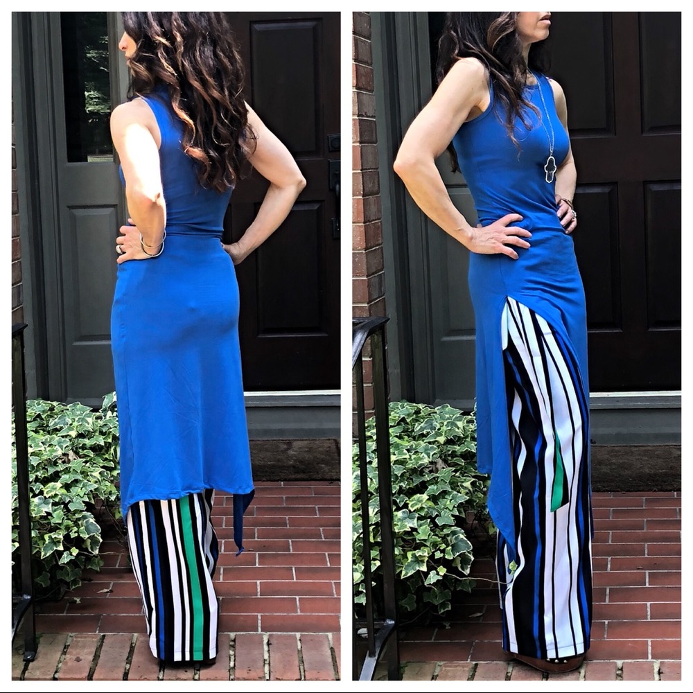 ✨LAST ONE✨Royal blue high slit dress - Picture 5 of 8